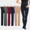 Maternity Clothes Winter Solid Color Adjustable Leggings For Pregnant Women Thick All Match Pregnancy Trousers